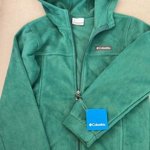 Columbia fleece, size M (10/12), teal